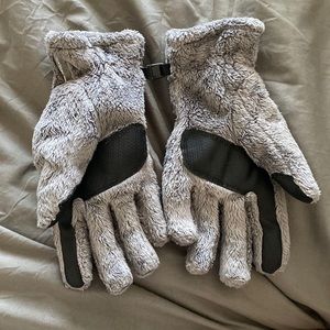 Head fuzzy gloves for women size large